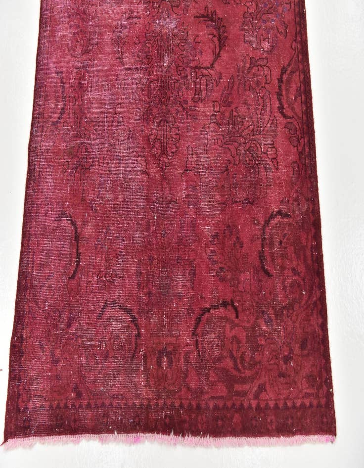 Detail image of  3' 6 x 6' 4  Hand Knotted Ultra Vintage Persian Wool Rug