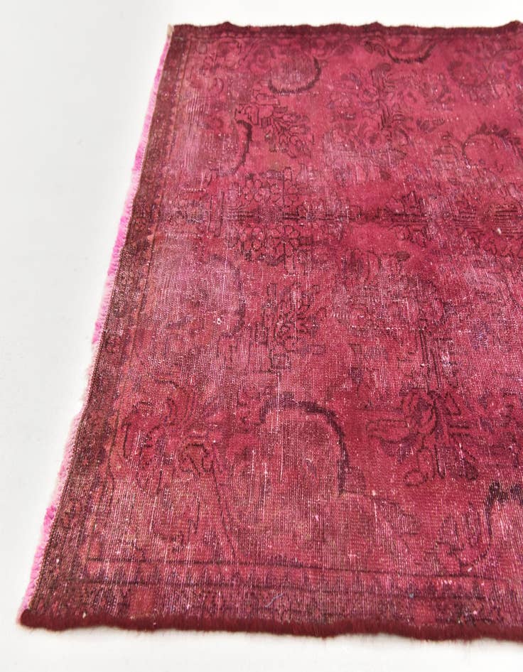 Detail image of  3' 6 x 6' 4  Hand Knotted Ultra Vintage Persian Wool Rug