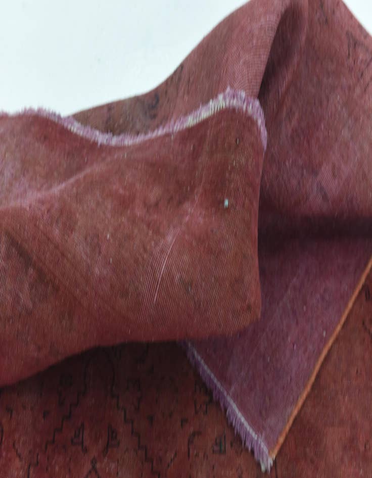 Detail image of  6' 6 x 9' 10  Hand Knotted Ultra Vintage Persian Wool Rug