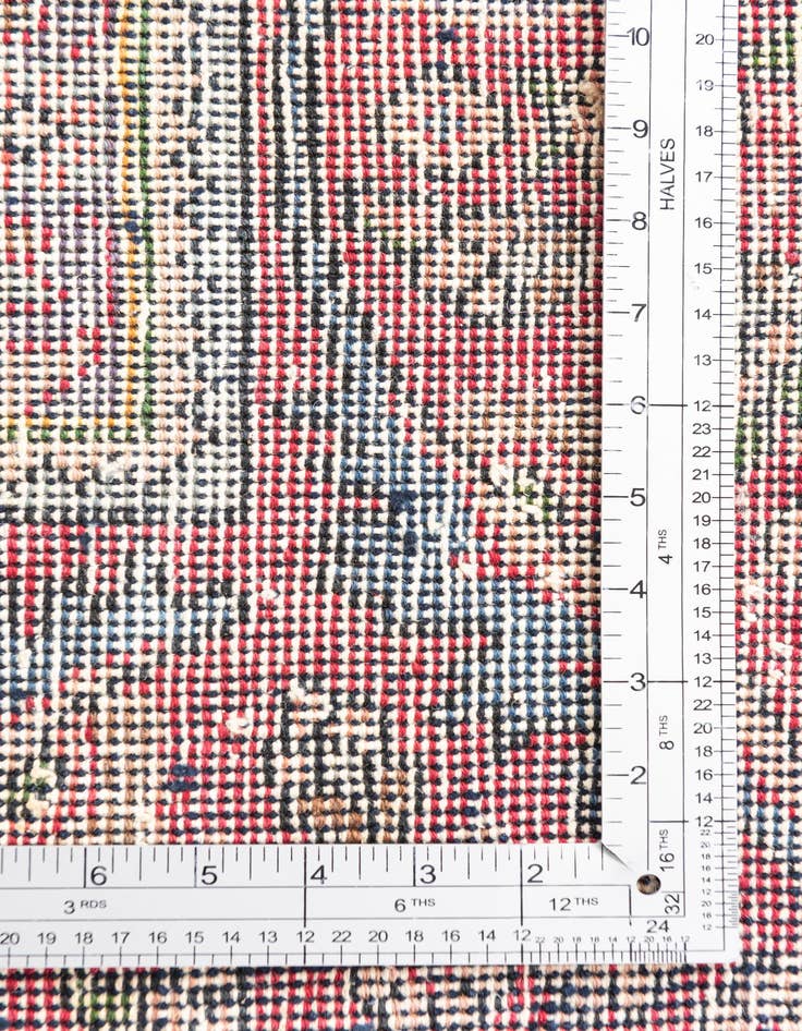 Detail image of  6' 1 x 7' 8  Hand Knotted Ultra Vintage Persian Wool Rug