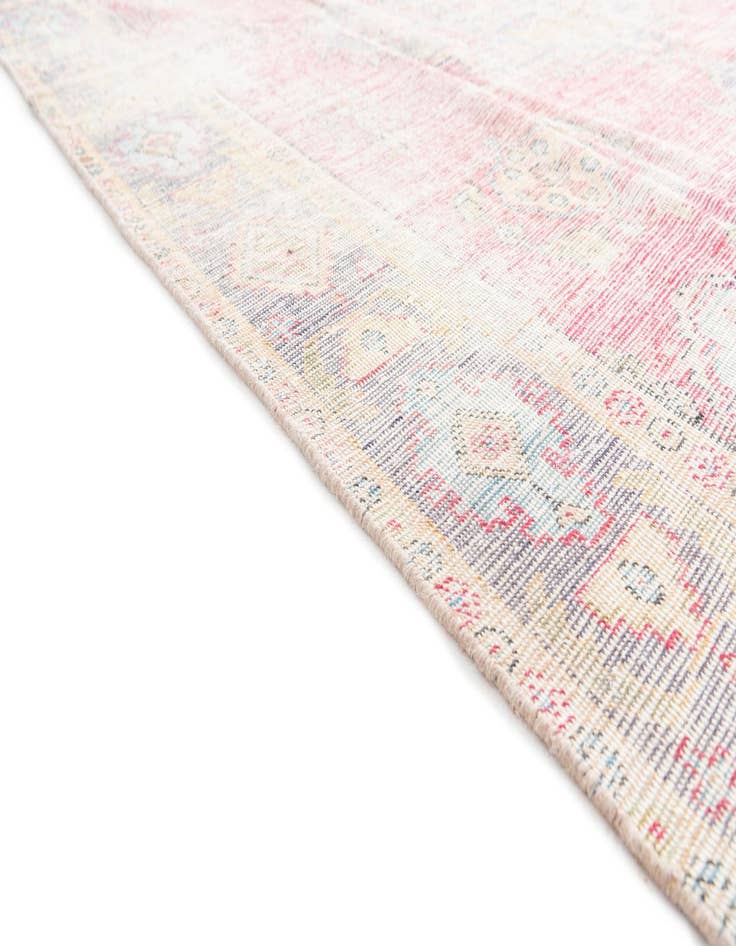 Detail image of  6' 7 x 9'  Hand Knotted Ultra Vintage Persian Wool Rug