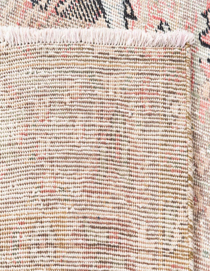 Detail image of  6' 5 x 9' 3  Hand Knotted Ultra Vintage Persian Wool Rug