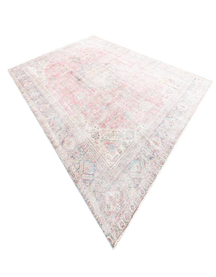 Detail image of  9' 5 x 12' 7  Hand Knotted Ultra Vintage Persian Wool Rug