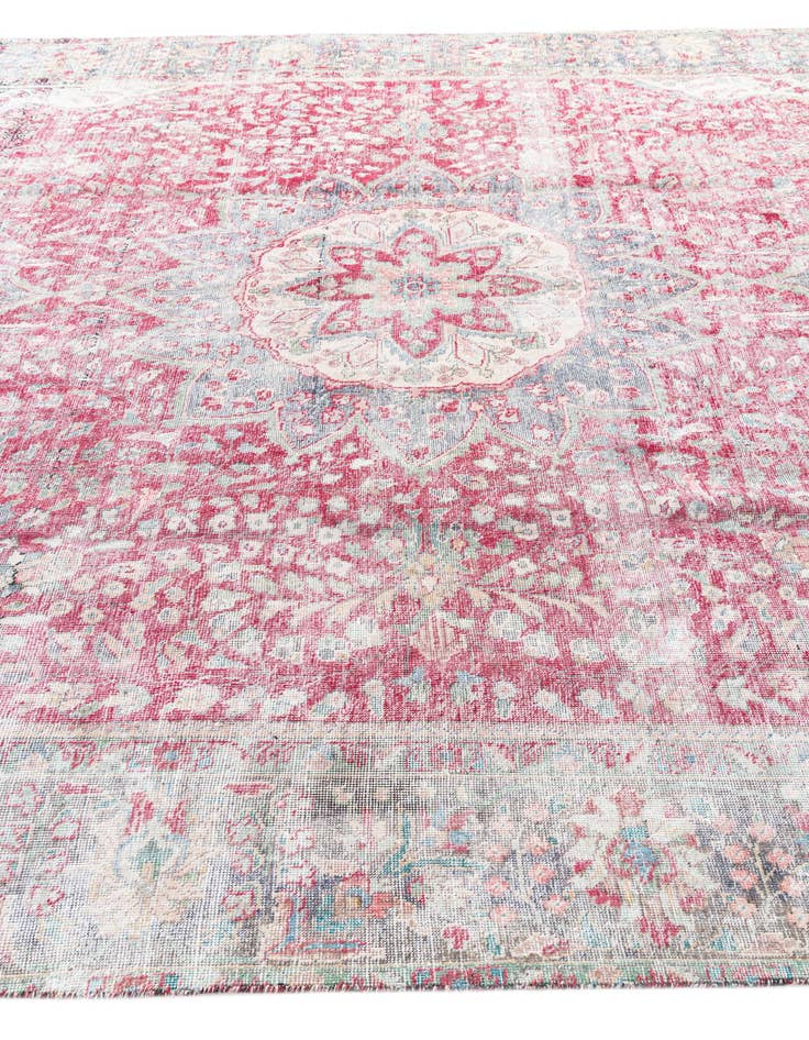 Detail image of  9' 5 x 13' 2  Hand Knotted Ultra Vintage Persian Wool Rug