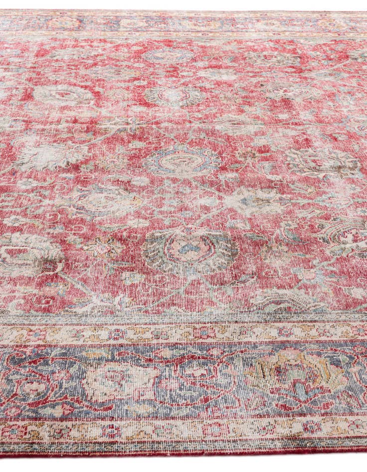 Detail image of  9' 10 x 11' 3  Hand Knotted Ultra Vintage Persian Wool Rug