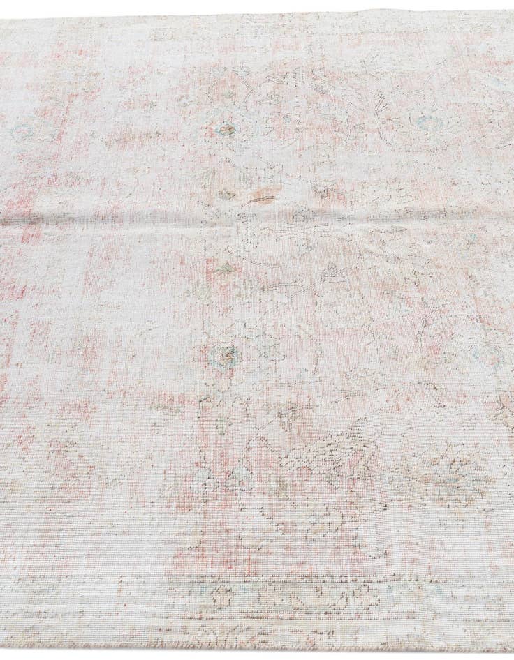 Detail image of  6' 1 x 9' 6  Hand Knotted Ultra Vintage Persian Wool Rug