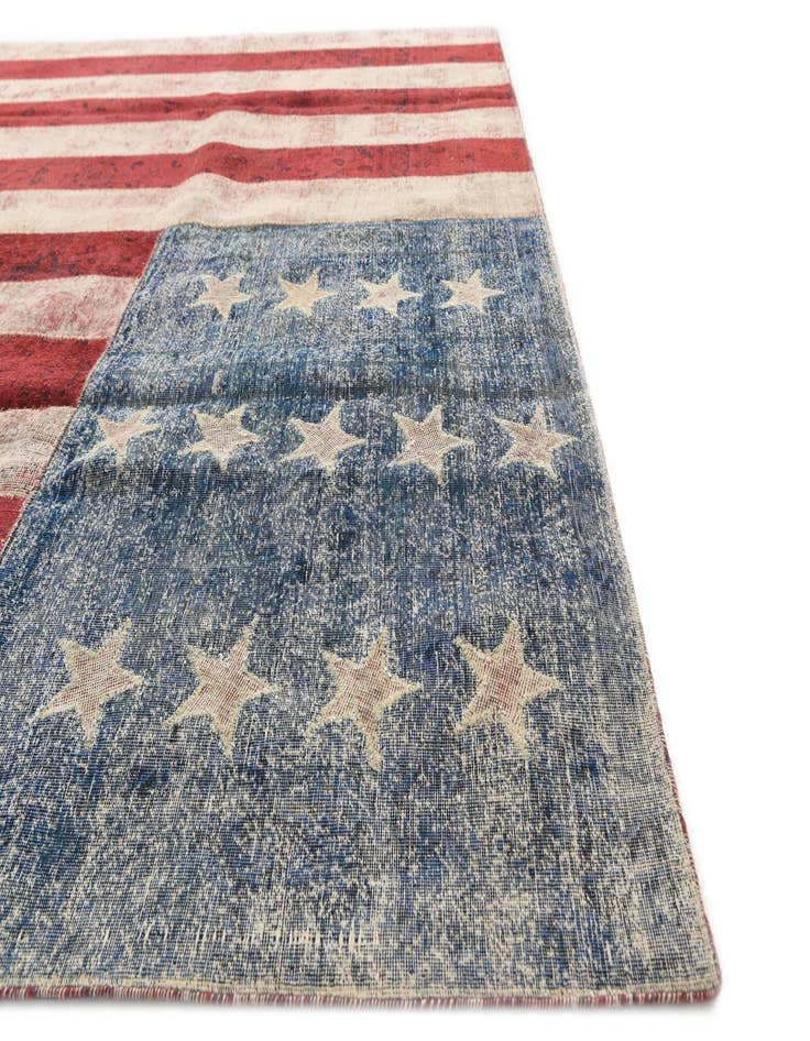 Detail image of  8' x 10' 1  Hand Knotted Ultra Vintage Persian Wool Rug