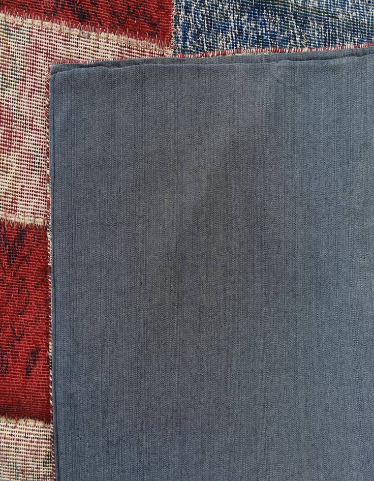 Detail image of  8' x 10' 1  Hand Knotted Ultra Vintage Persian Wool Rug