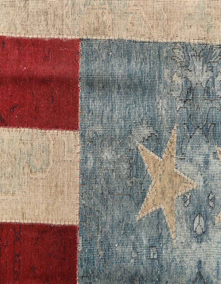 Detail image of  10' x 14' 1  Hand Knotted Ultra Vintage Persian Wool Rug