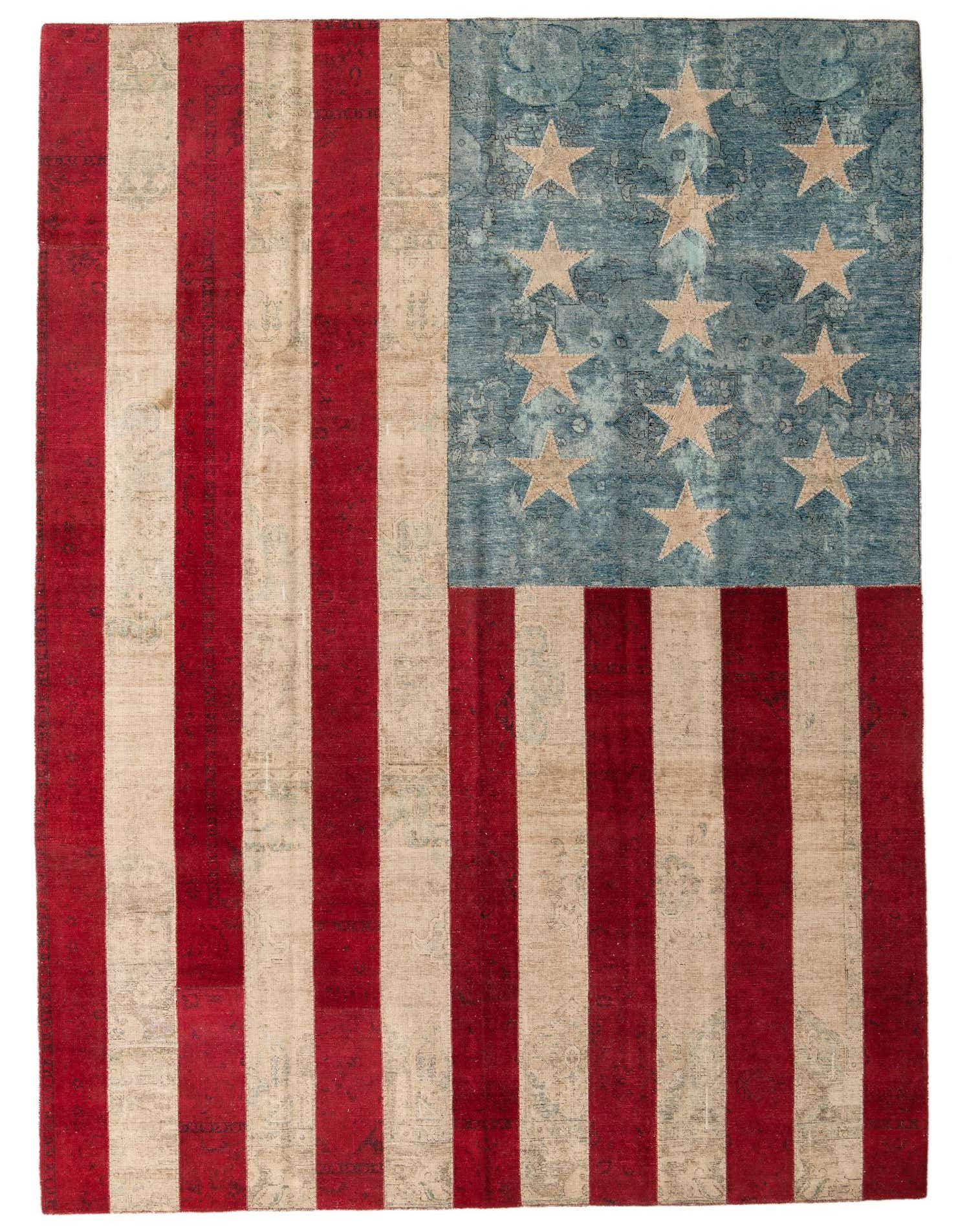 Primary image  10' x 14' 1  Hand Knotted Ultra Vintage Persian Wool Rug