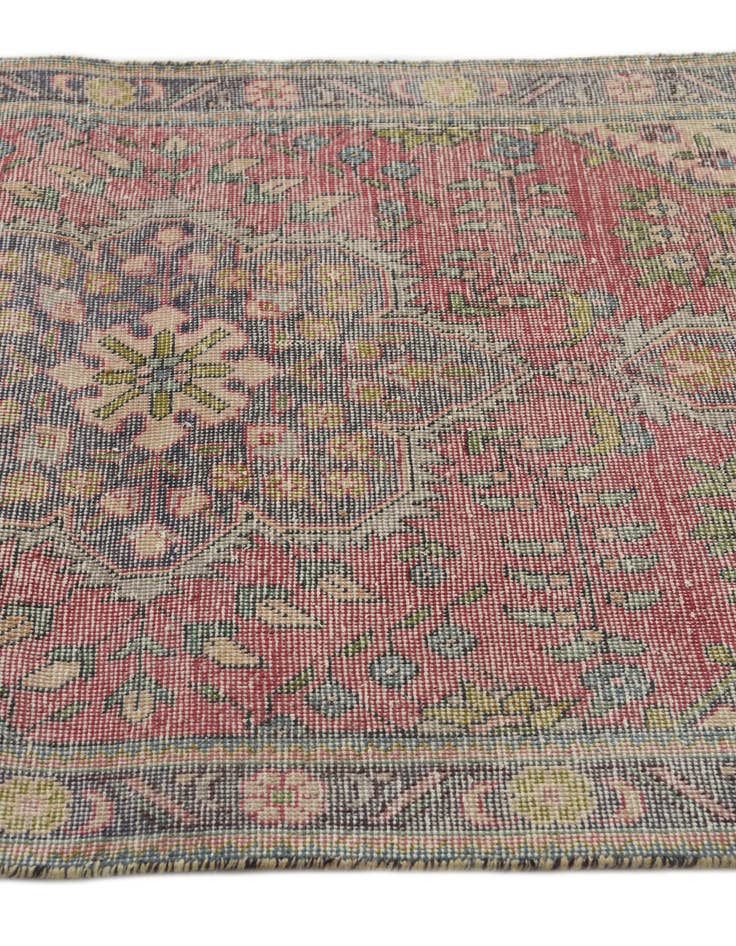 Detail image of  3' 2 x 5' 1  Hand Knotted Ultra Vintage Persian Wool Rug