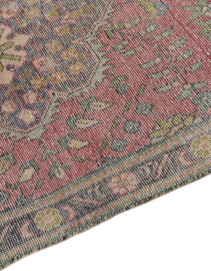 Detail image of  3' 2 x 5' 1  Hand Knotted Ultra Vintage Persian Wool Rug