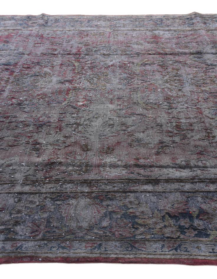 Detail image of  7' 10 x 10' 10  Hand Knotted Ultra Vintage Persian Wool Rug