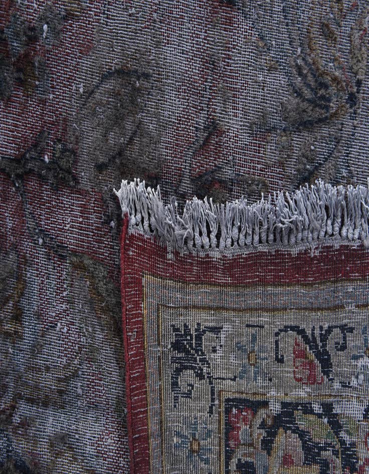 Detail image of  7' 10 x 10' 10  Hand Knotted Ultra Vintage Persian Wool Rug