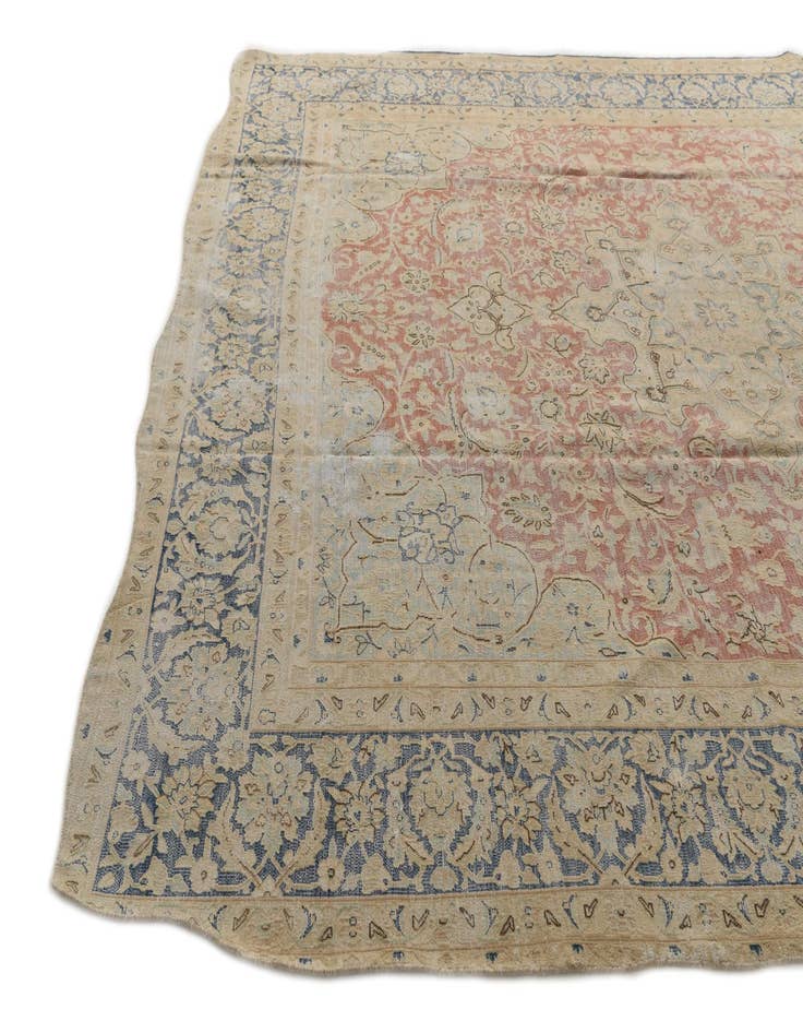 Detail image of  9' 7 x 12' 8  Hand Knotted Ultra Vintage Persian Wool Rug