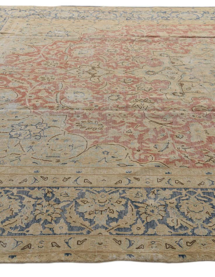 Detail image of  9' 7 x 12' 8  Hand Knotted Ultra Vintage Persian Wool Rug