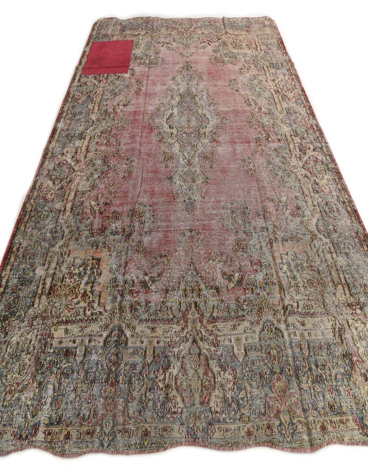 Detail image of  9' 9 x 12' 8  Hand Knotted Ultra Vintage Persian Wool Rug