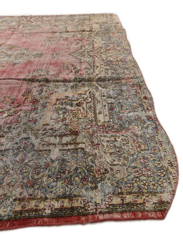 Detail image of  9' 9 x 12' 8  Hand Knotted Ultra Vintage Persian Wool Rug