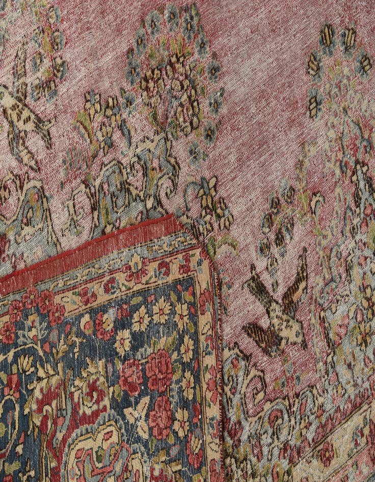 Detail image of  9' 9 x 12' 8  Hand Knotted Ultra Vintage Persian Wool Rug