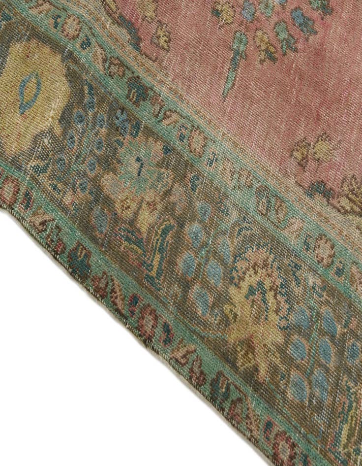 Detail image of  6' 7 x 9' 4  Hand Knotted Ultra Vintage Persian Wool Rug