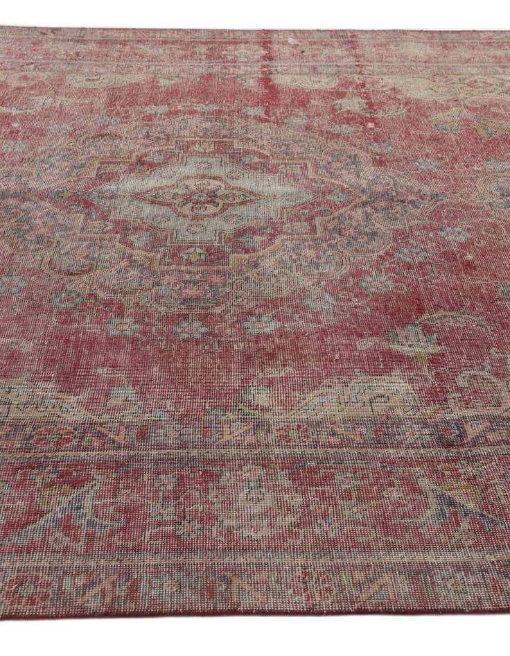 Detail image of  7' 10 x 11' 1  Hand Knotted Ultra Vintage Persian Wool Rug