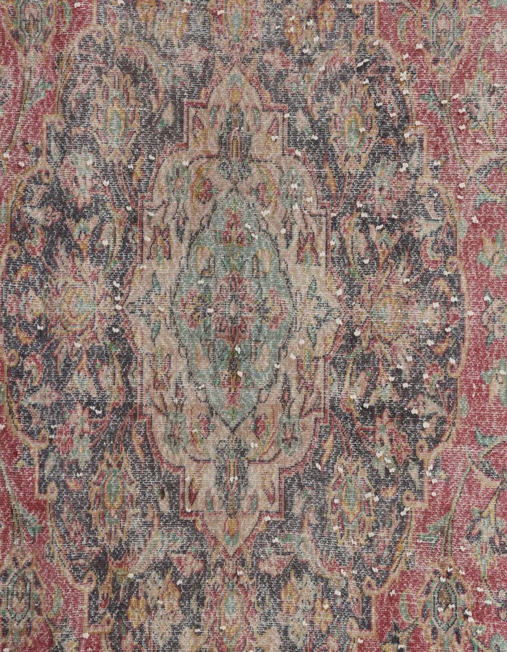 Detail image of  10' x 13'  Hand Knotted Ultra Vintage Persian Wool Rug