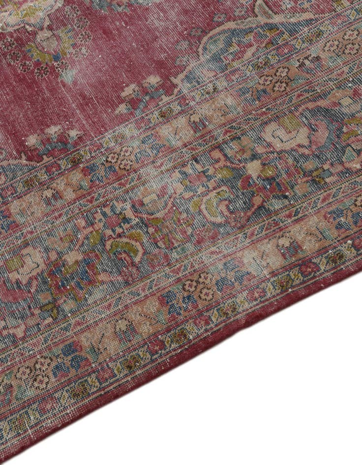 Detail image of  9' 8 x 12' 3  Hand Knotted Ultra Vintage Persian Wool Rug