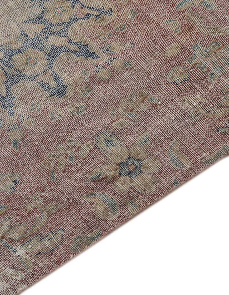 Detail image of  4' 9 x 8'  Hand Knotted Ultra Vintage Persian Wool Rug