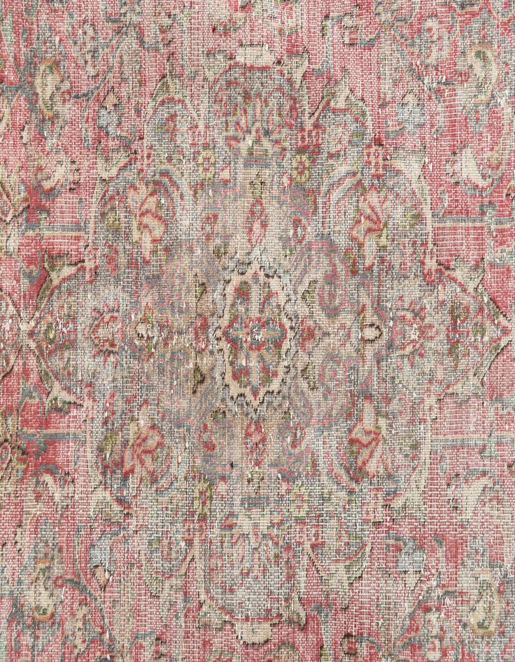 Detail image of  9' 10 x 12' 6  Hand Knotted Ultra Vintage Persian Wool Rug