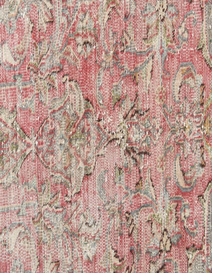 Detail image of  9' 10 x 12' 6  Hand Knotted Ultra Vintage Persian Wool Rug