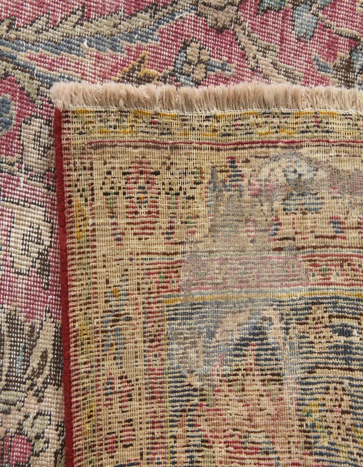 Detail image of  9' 9 x 13' 1  Hand Knotted Ultra Vintage Persian Wool Rug