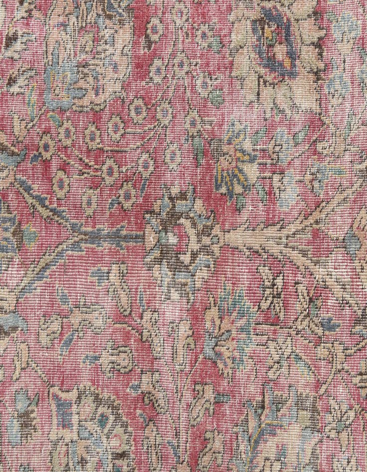 Detail image of  9' 9 x 13' 1  Hand Knotted Ultra Vintage Persian Wool Rug