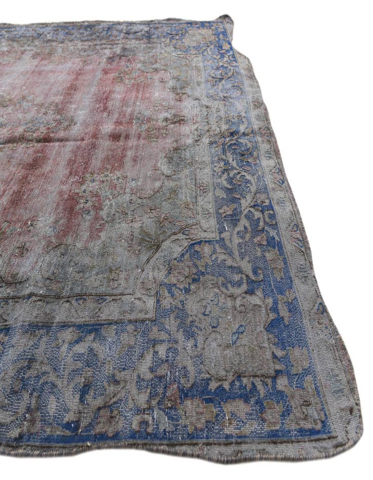 Detail image of  6' 4 x 9' 5  Hand Knotted Ultra Vintage Persian Wool Rug