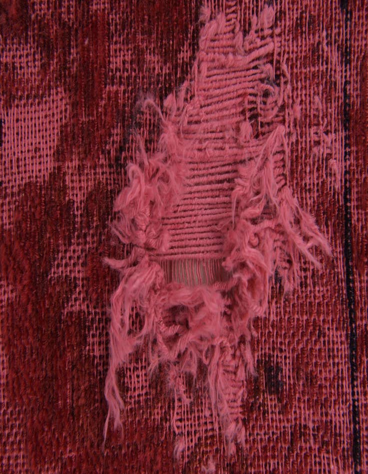 Detail image of  4' 5 x 6' 10  Hand Knotted Ultra Vintage Persian Wool Rug