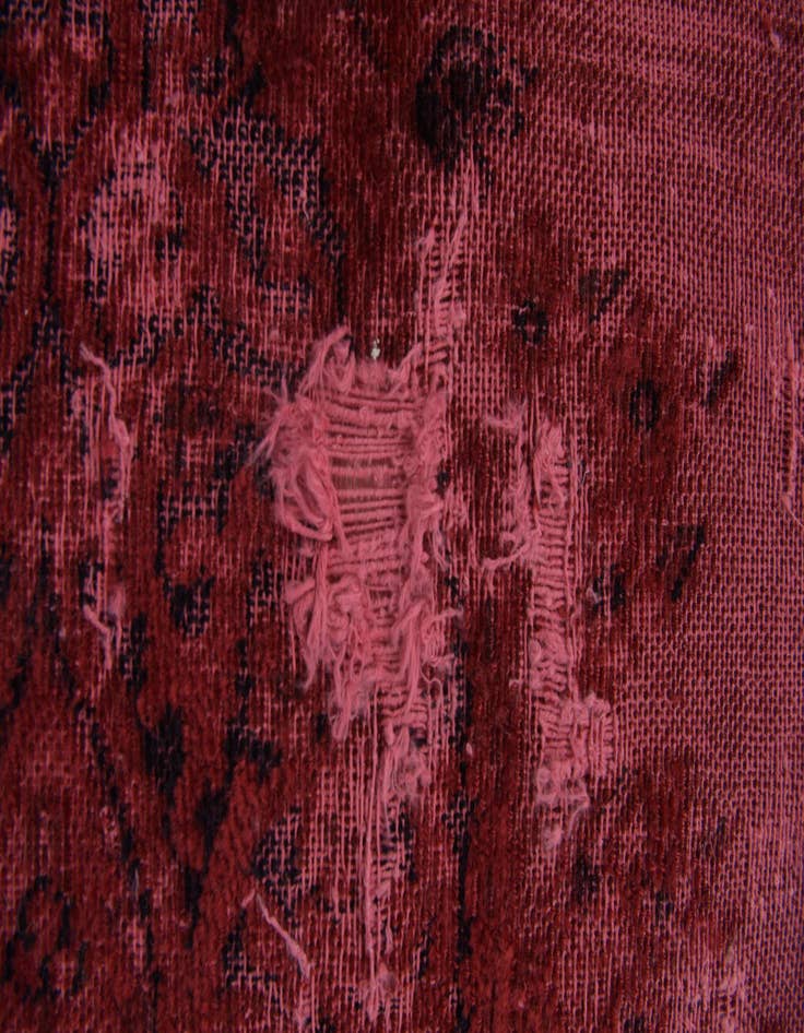 Detail image of  4' 5 x 6' 10  Hand Knotted Ultra Vintage Persian Wool Rug