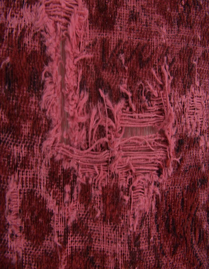 Detail image of  4' 5 x 6' 10  Hand Knotted Ultra Vintage Persian Wool Rug