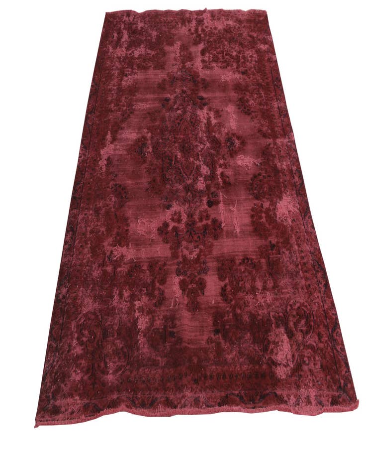 Detail image of  4' 5 x 6' 10  Hand Knotted Ultra Vintage Persian Wool Rug