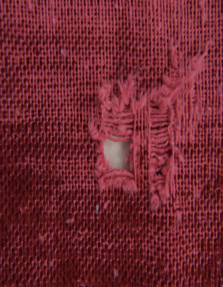 Detail image of  4' 5 x 6' 10  Hand Knotted Ultra Vintage Persian Wool Rug