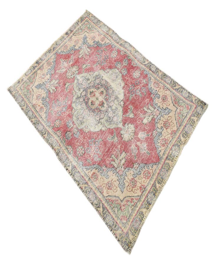 Detail image of  3' x 4' 5  Hand Knotted Ultra Vintage Persian Wool Rug