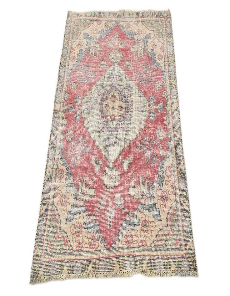 Detail image of  3' x 4' 5  Hand Knotted Ultra Vintage Persian Wool Rug