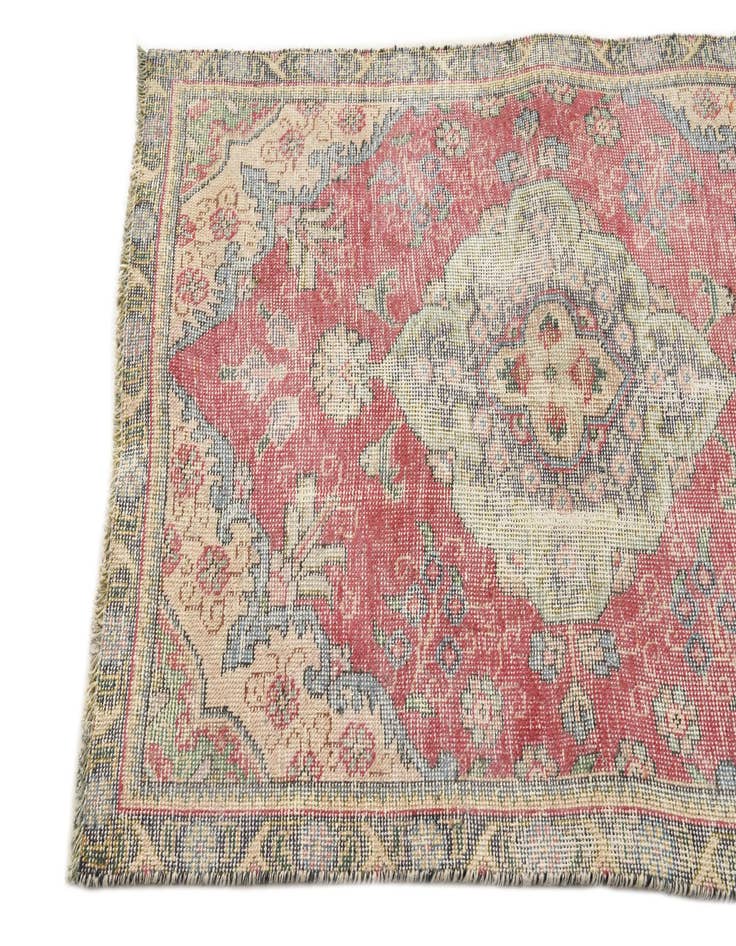 Detail image of  3' x 4' 5  Hand Knotted Ultra Vintage Persian Wool Rug