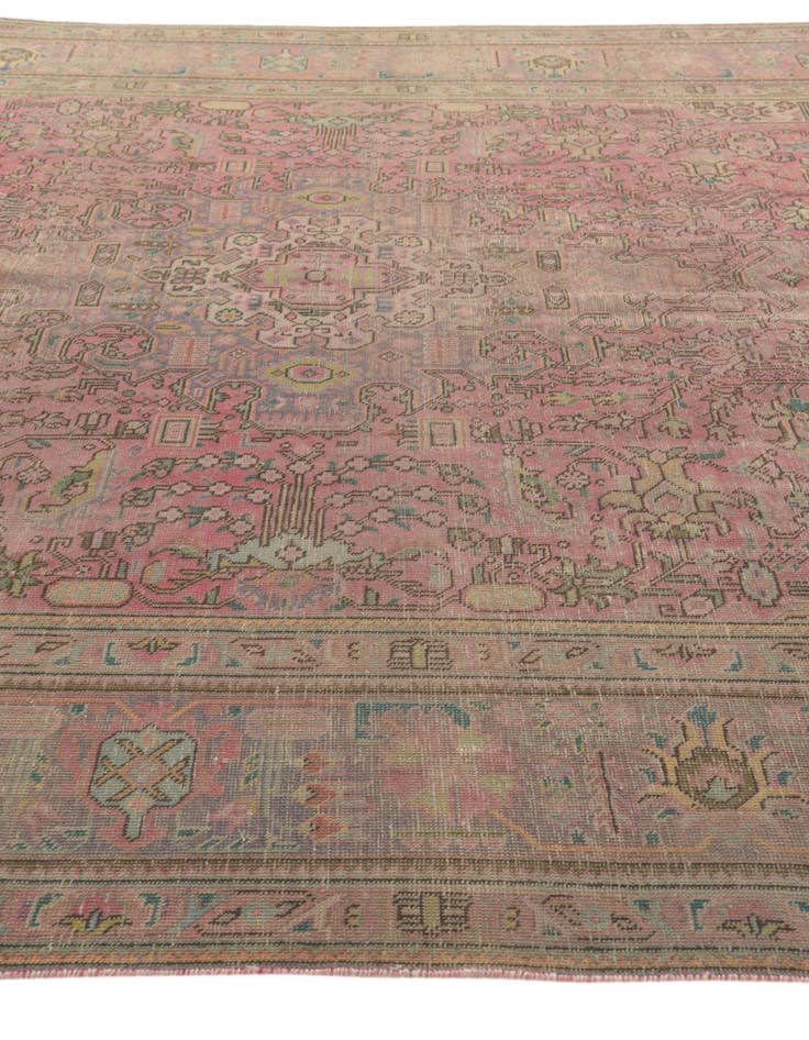Detail image of  9' 5 x 12' 4  Hand Knotted Ultra Vintage Persian Wool Rug