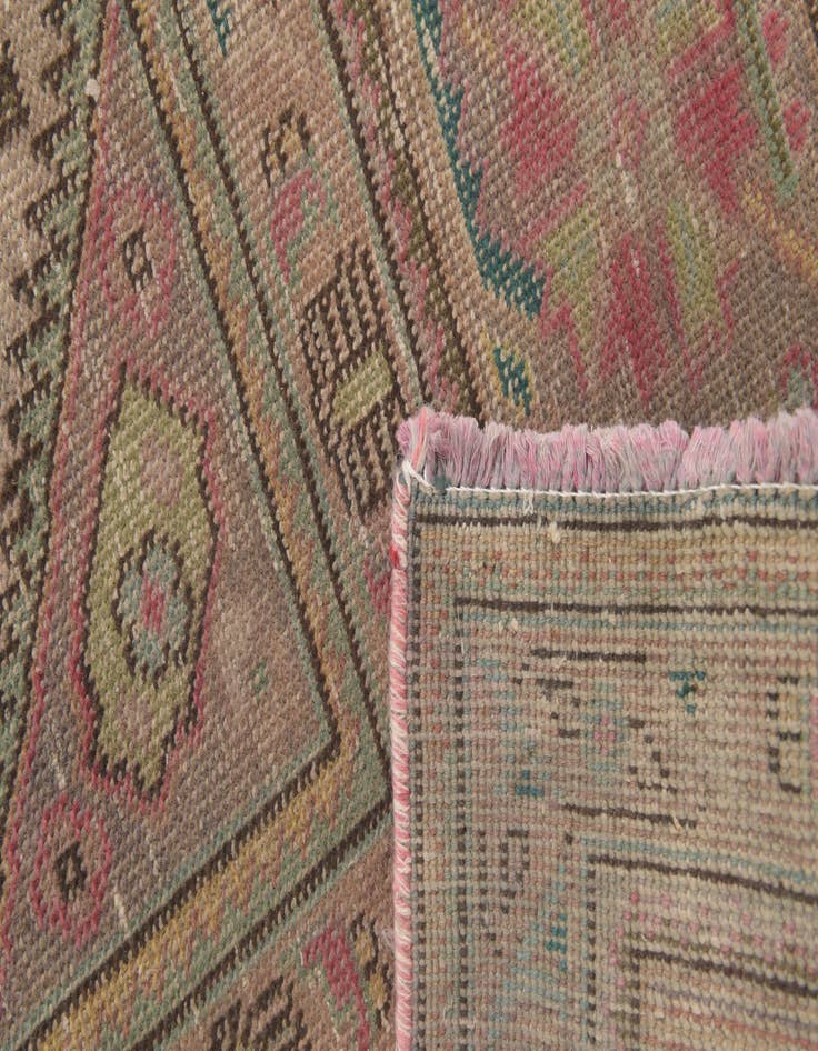 Detail image of  9' 5 x 12' 4  Hand Knotted Ultra Vintage Persian Wool Rug