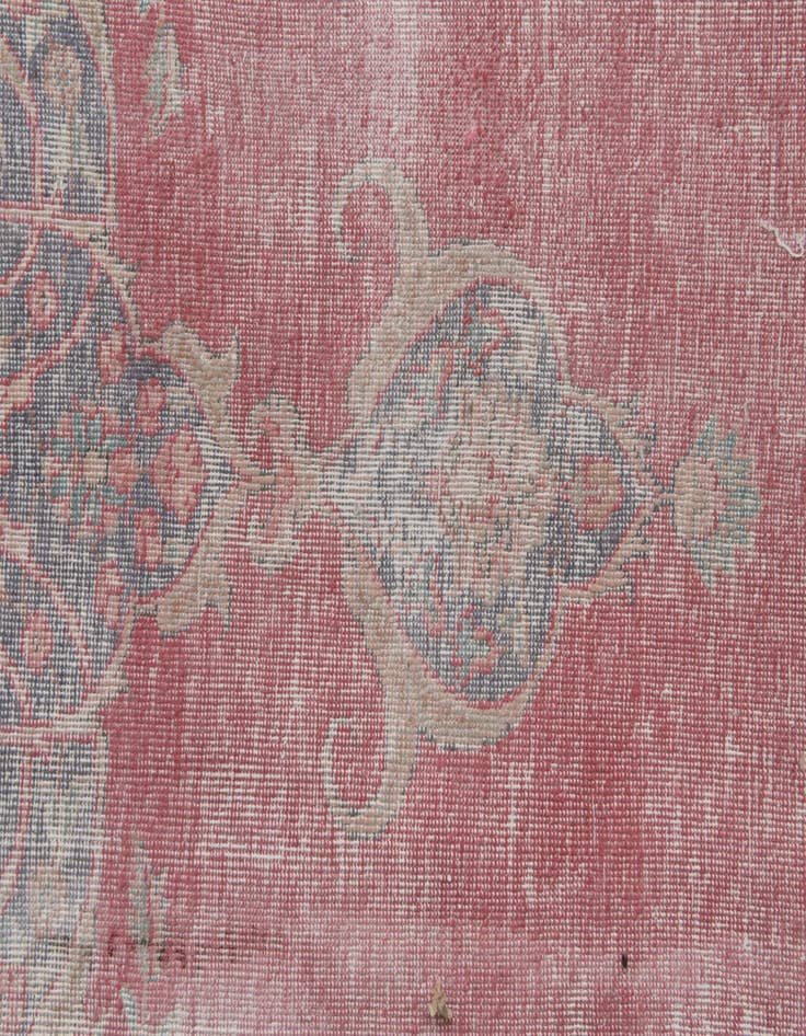 Detail image of  9' 7 x 13'  Hand Knotted Ultra Vintage Persian Wool Rug