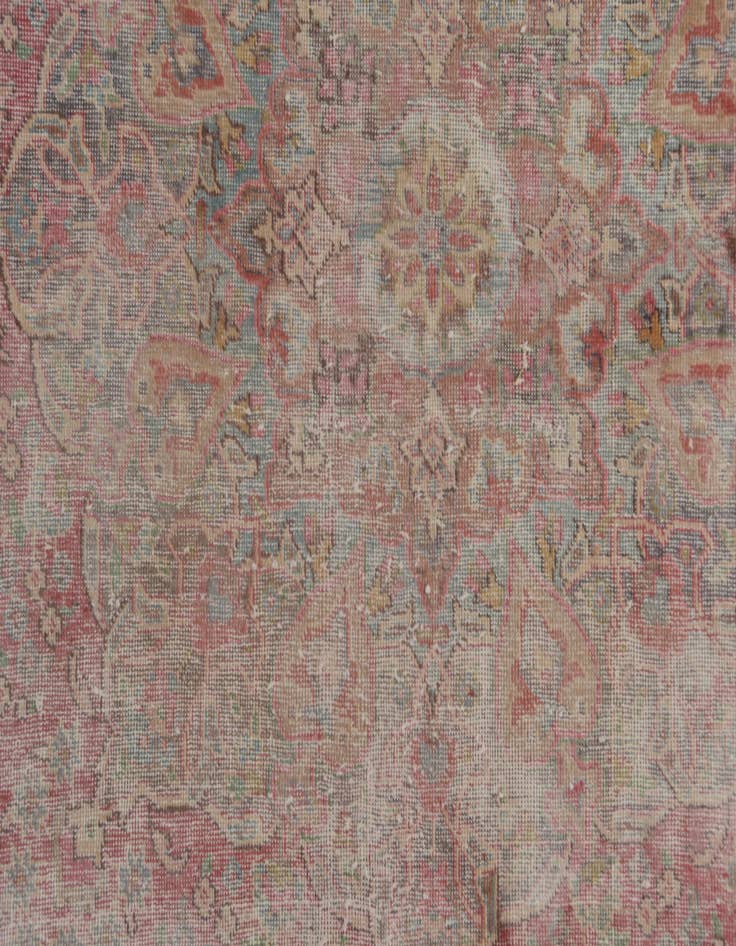 Detail image of  9' 8 x 12' 9  Hand Knotted Ultra Vintage Persian Wool Rug