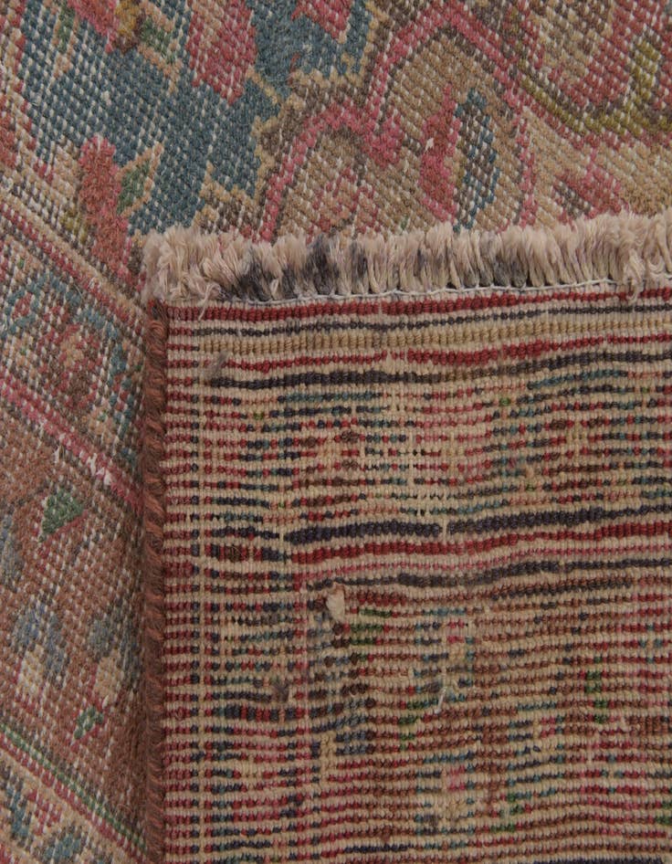 Detail image of  9' 8 x 12' 9  Hand Knotted Ultra Vintage Persian Wool Rug