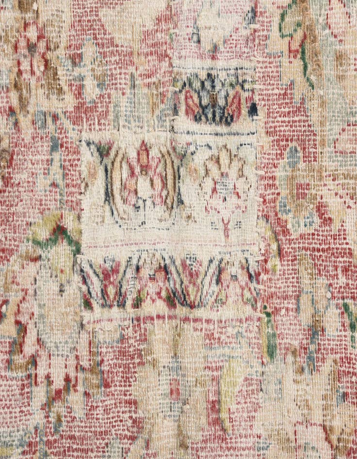 Detail image of  9' 8 x 12' 9  Hand Knotted Ultra Vintage Persian Wool Rug