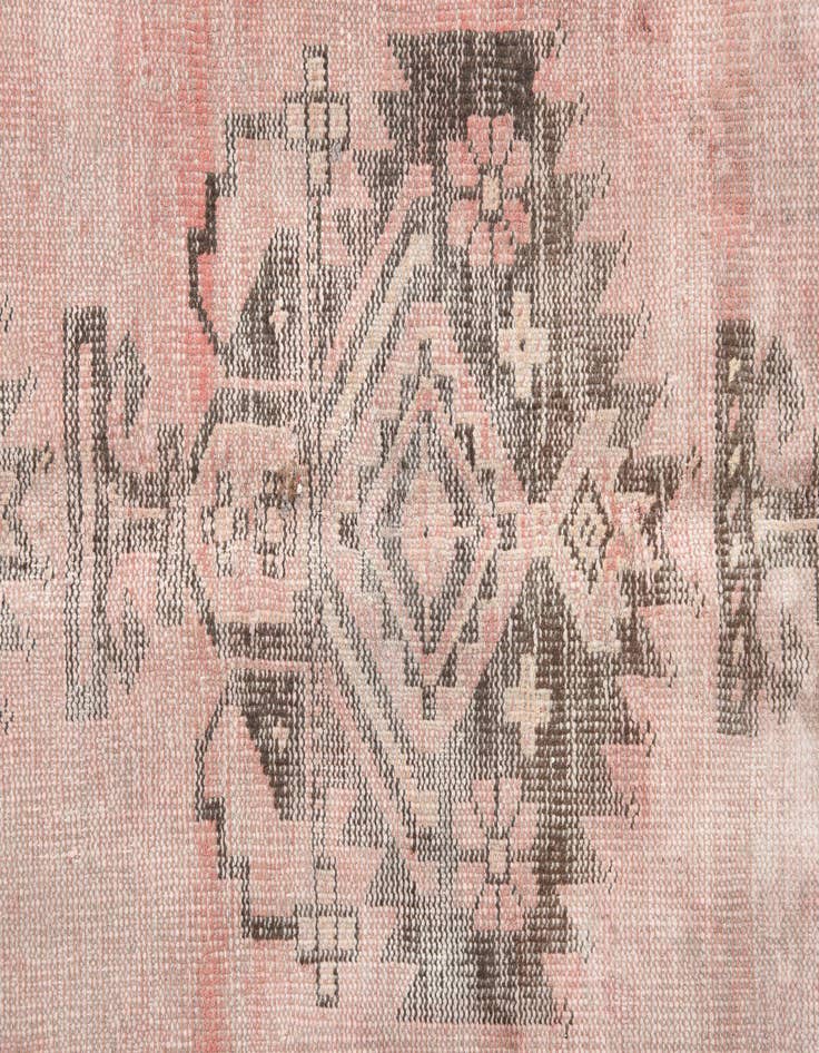 Detail image of  4' x 6' 8  Hand Knotted Ultra Vintage Persian Wool Rug