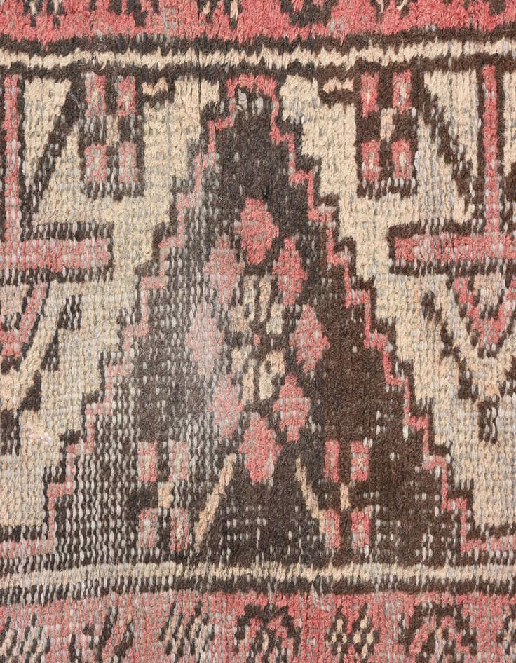 Detail image of  4' x 6' 8  Hand Knotted Ultra Vintage Persian Wool Rug