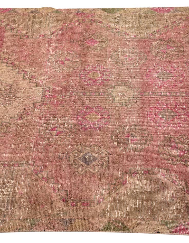 Detail image of  4' x 7' 4  Hand Knotted Ultra Vintage Persian Wool Rug